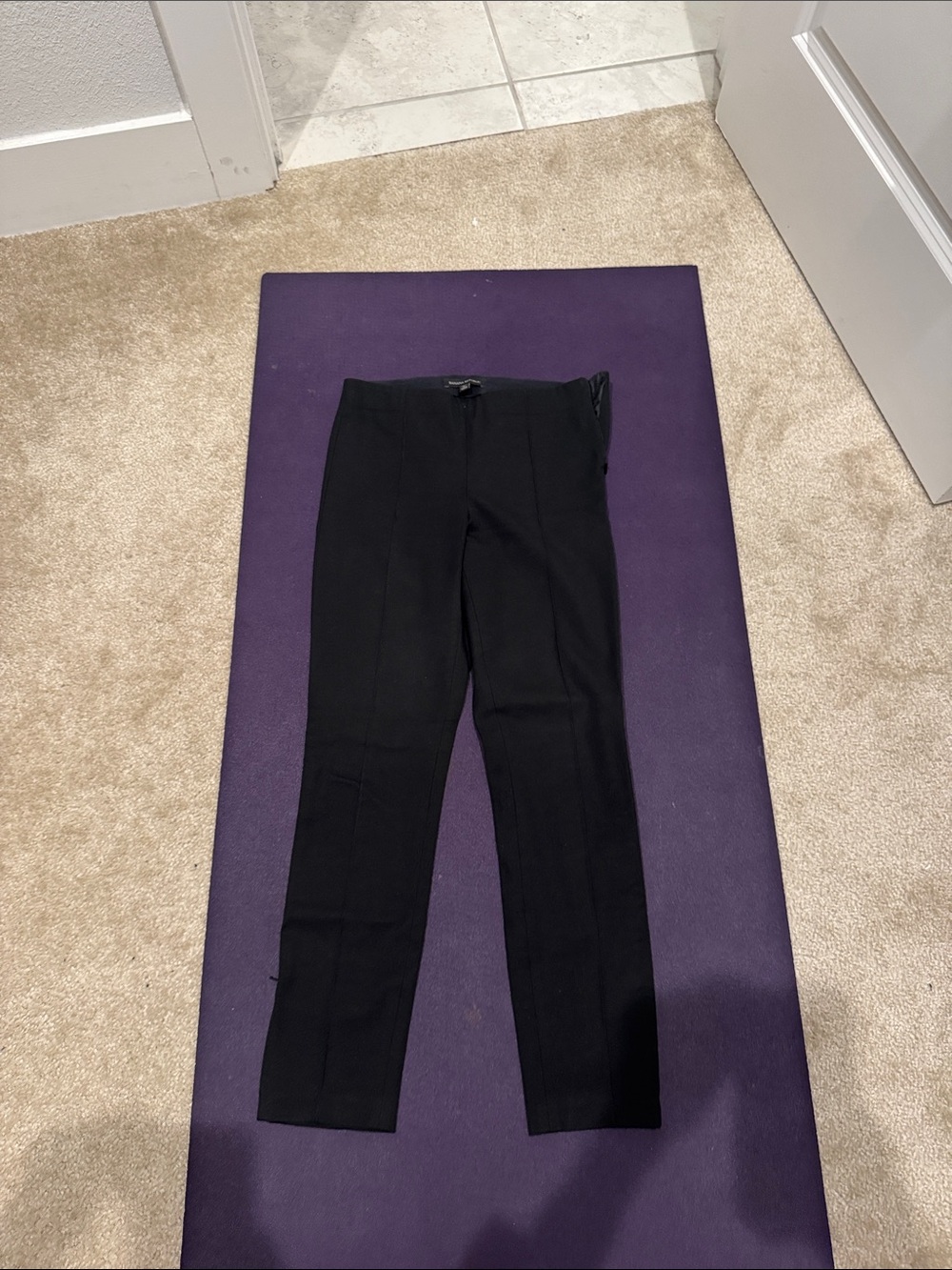 Banana Republic Black Ponte Knit Pants